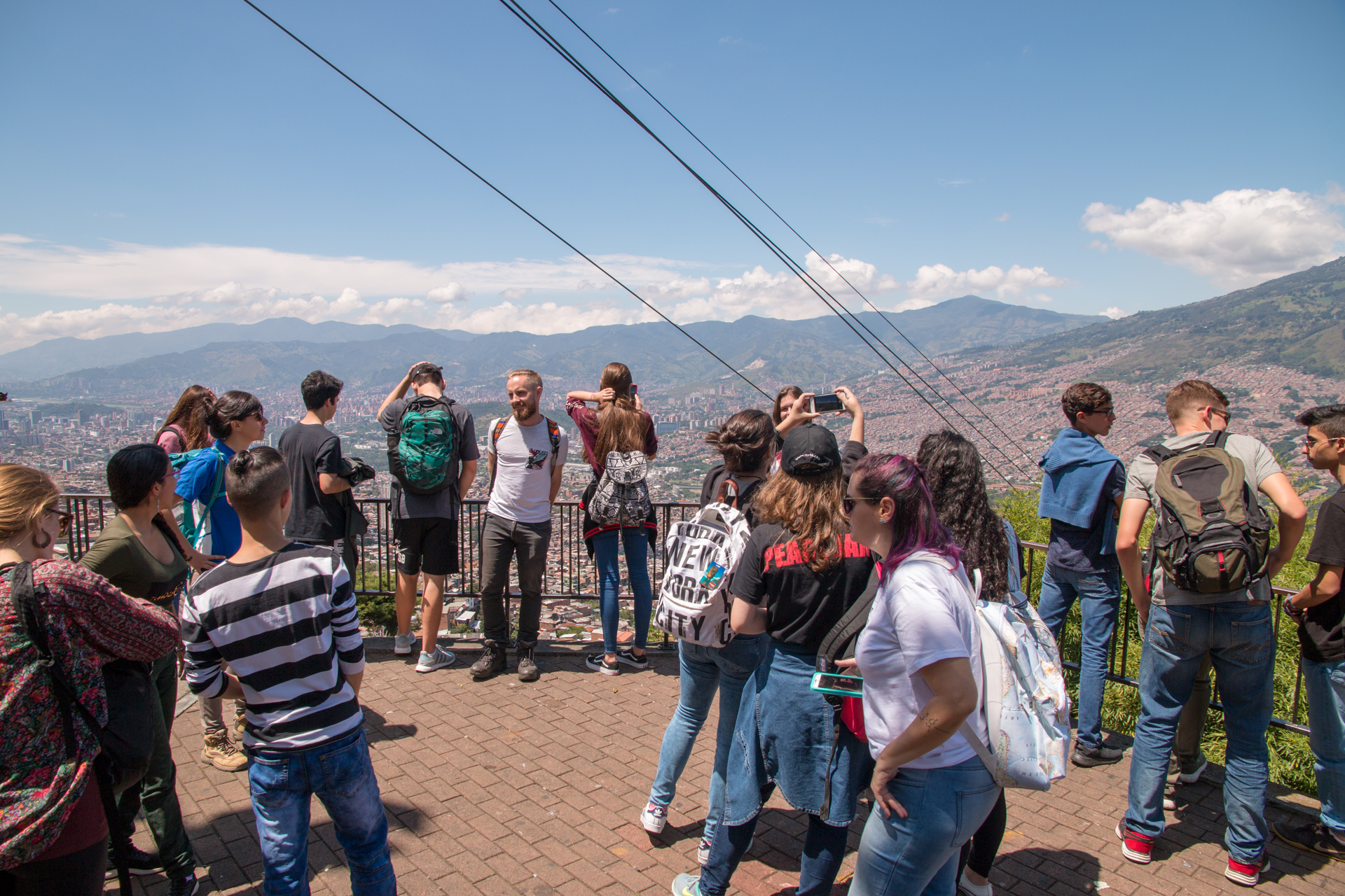 Is it safe to go to Colombia on a school trip? Looking out onto Medellin