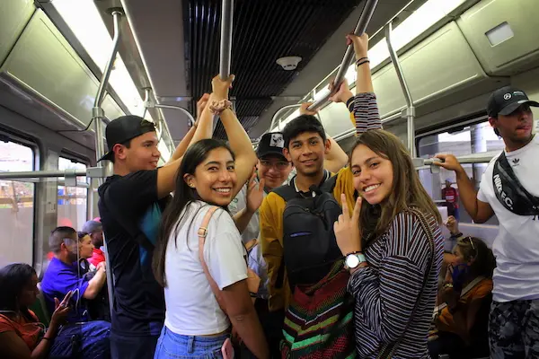 Business studies trip Medellin Metro