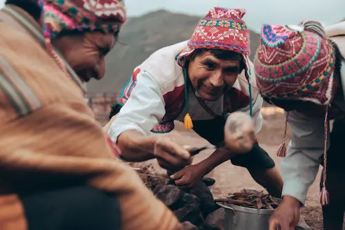 Cook underground in the Sacred Valley